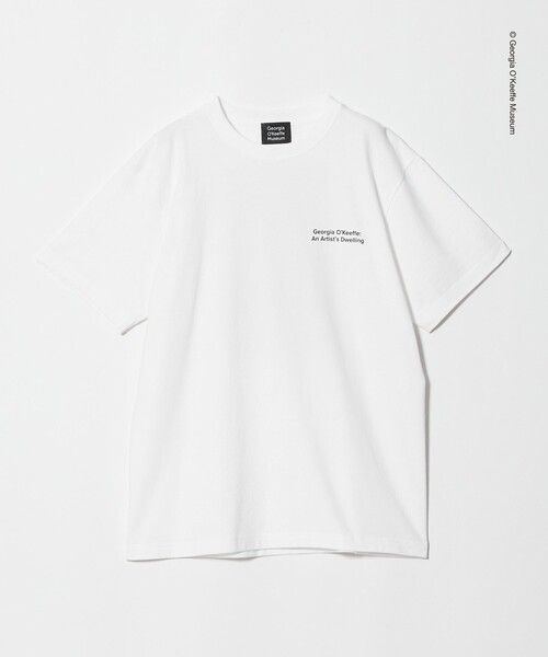 UNITED ARROWS(ユナイテッドアローズ)の「【別注】<Georgia O’Keeffe Museum> グラフィック Tシャツ(Tシャツ/カットソー・メンズ・ブラック/ホワイト・XL/M/L)」の1枚目の写真