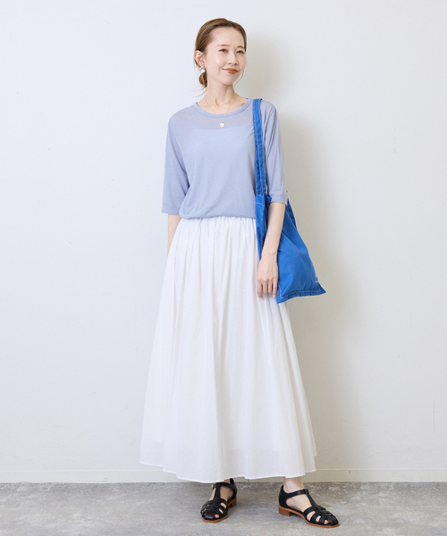 SLOBE IENA（スローブイエナ）の「Left Bank Books SLOBE別注 BOOKトートバッグ（トートバッグ・レディース・ネイビー/ホワイト/ピンク/ブルー/サックスブルー・FREE）」の15枚目の写真