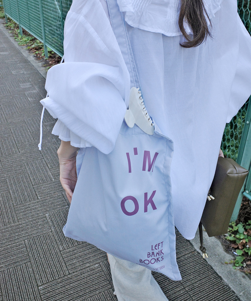 SLOBE IENA（スローブイエナ）の「Left Bank Books SLOBE別注 BOOKトートバッグ（トートバッグ・レディース・ネイビー/ホワイト/ピンク/ブルー/サックスブルー・FREE）」の21枚目の写真