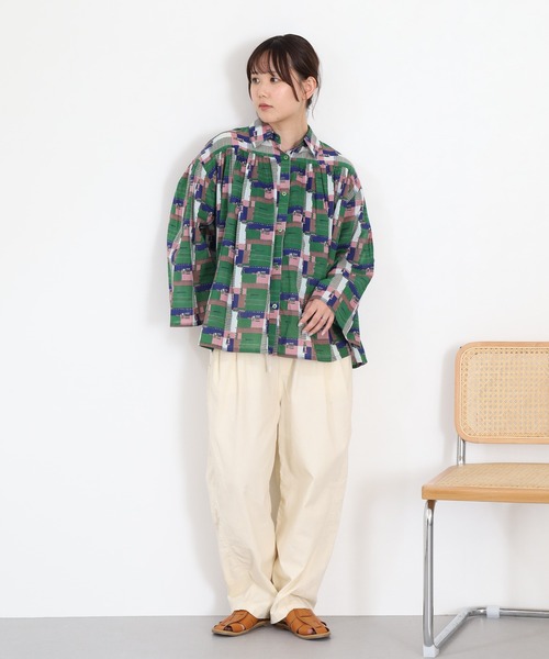 KILKI（キルキー）の「kilki オーバーサイズブラウス　ペインター 長袖（シャツ/ブラウス・レディース・レッド系その他/グリーン系その他・FREE）」の8枚目の写真