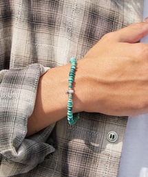 ROOPTOKYO（ループトウキョウ）の「SunKu/サンク BEADS HOOK BRACELET ビーズ フック ブレスレット ターコイズ オニキス メンズ レディース 秋 秋服 2026年秋冬（ブレスレット）」