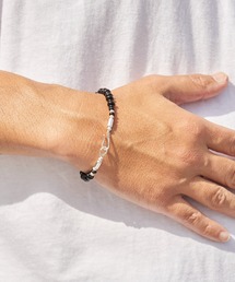 SunKu（サンク）の「SunKu/サンク BEADS HOOK BRACELET ビーズ フック ブレスレット ターコイズ オニキス メンズ レディース 2026年 夏 夏服（ブレスレット）」
