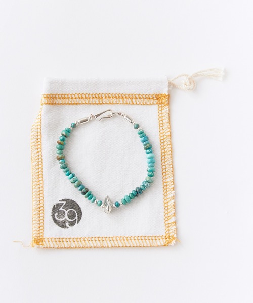 ROOPTOKYO(ループトウキョウ)の「SunKu/サンク BEADS HOOK BRACELET ビーズ フック ブレスレット ターコイズ オニキス メンズ レディース 2026年 夏 夏服(ブレスレット・メンズ・ターコイズブルー/ブラック系その他・FREE)」の8枚目の写真