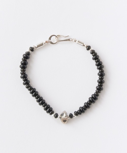 ROOPTOKYO(ループトウキョウ)の「SunKu/サンク BEADS HOOK BRACELET ビーズ フック ブレスレット ターコイズ オニキス メンズ レディース 2026年 夏 夏服(ブレスレット・メンズ・ターコイズブルー/ブラック系その他・FREE)」の4枚目の写真
