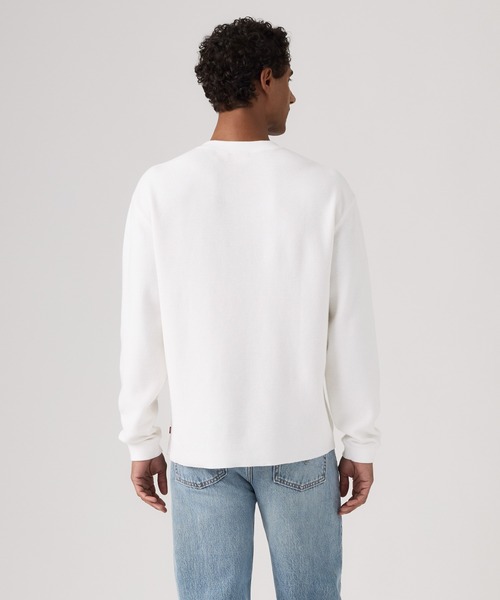 Levi's（リーバイス）の「Levi's/リーバイス リラックス ロングスリーブ ヘンリーTシャツ（Tシャツ/カットソー・メンズ・ホワイト・XL/S/L）」の3枚目の写真