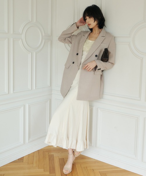 anuans(アニュアンス)の「レースディティールワンピース(ワンピース・レディース・ブラック/ホワイト系その他・SMALL/MEDIUM)」の12枚目の写真
