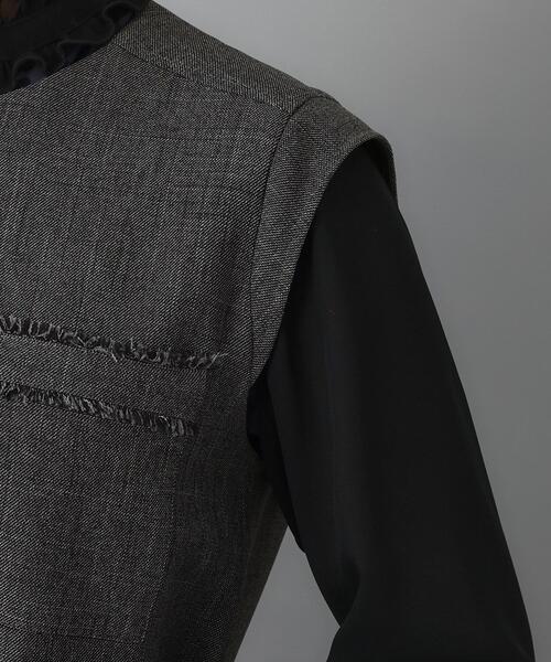 DRESSTERIOR(ドレステリア)の「【ウォッシャブル】ツイードライクワンピース(ワンピース・レディース・ブラウン系その他/ダークグレー・34/38/36)」の21枚目の写真