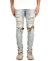 HYPER DENIM（ハイパーデニム）の「ライトブルー無地ジーンズ（デニムパンツ）」