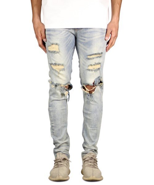 HYPER DENIM(ハイパーデニム)の「ライトブルー無地ジーンズ(デニムパンツ・メンズ・その他・28inch/30inch/32inch)」の1枚目の写真