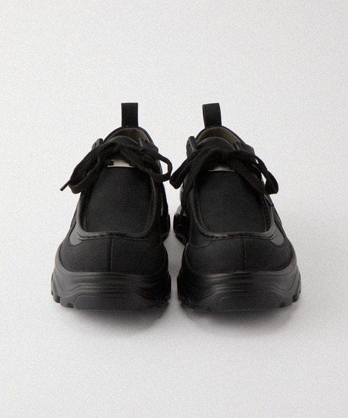 Alfred Alex（アルフレッドアレックス）の「【Alfred Alex】Chunky High-Sole Moccasin Shoes / ハイソール 厚底 モカシンスニーカー（スニーカー・メンズ・ブラック/ベージュ・S/M/L）」の16枚目の写真