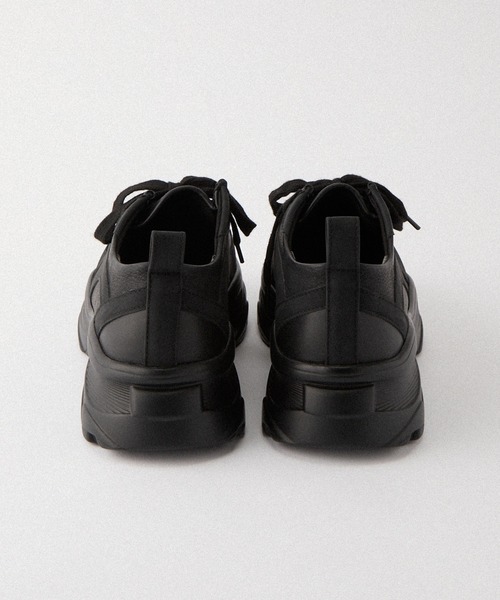 Alfred Alex（アルフレッドアレックス）の「【Alfred Alex】Chunky High-Sole Moccasin Shoes / ハイソール 厚底 モカシンスニーカー（スニーカー・メンズ・ブラック/ベージュ・S/M/L）」の17枚目の写真
