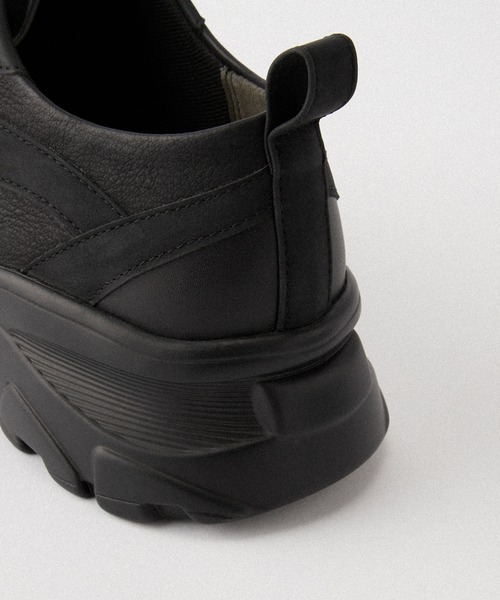 Alfred Alex（アルフレッドアレックス）の「【Alfred Alex】Chunky High-Sole Moccasin Shoes / ハイソール 厚底 モカシンスニーカー（スニーカー・メンズ・ブラック/ベージュ・S/M/L）」の22枚目の写真