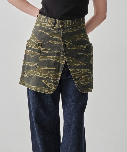 orSlow（オアスロウ）の「[orSlow/オアスロー]TIGER CAMO OVERLAP SKIRT（スカート・レディース・グリーン・1）」の9枚目の写真