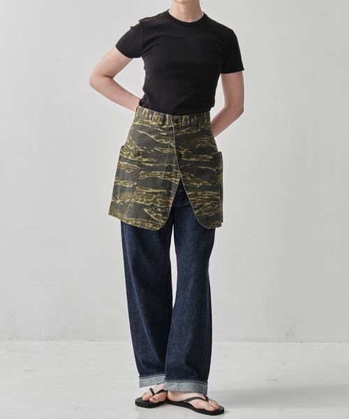 orSlow（オアスロウ）の「[orSlow/オアスロー]TIGER CAMO OVERLAP SKIRT（スカート・レディース・グリーン・1）」の11枚目の写真
