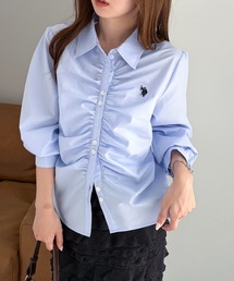 RANAN/solleim別注【U.S.POLO ASSN.】シャーリングロングスリーブシャツ