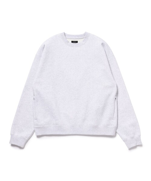 BEAMS(ビームス)の「ウィンドプルーフ クルーネック スウェット(スウェット・メンズ・アッシュ/ブラック・SMALL/X-LARGE/LARGE/MEDIUM)」の3枚目の写真