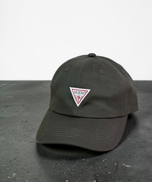 Guess(ゲス)の「guess logoname cap(キャップ・レディース・カーキ/ネイビー/ホワイト/ブラック/ベージュ・58cm)」の4枚目の写真