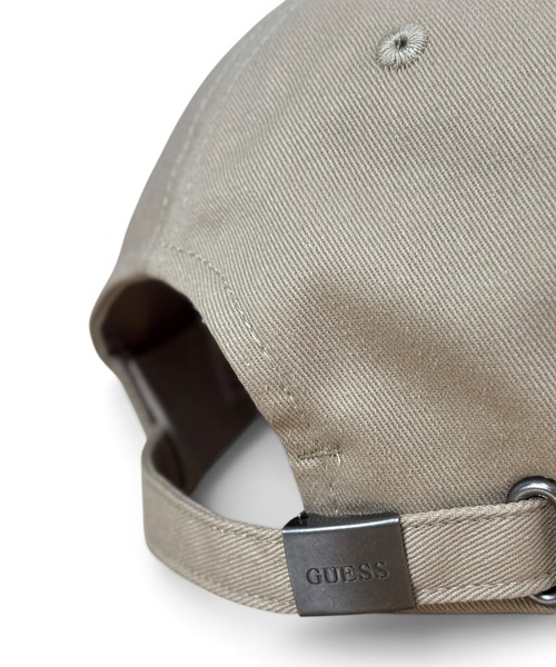 Guess(ゲス)の「guess logoname cap(キャップ・レディース・カーキ/ネイビー/ホワイト/ブラック/ベージュ・58cm)」の7枚目の写真