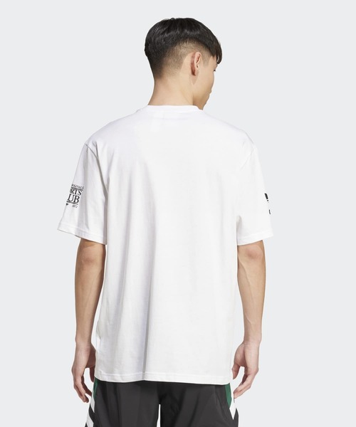 adidas(アディダス)の「90年代のサッカー グラフィック半袖Tシャツ / アディダスオリジナルス adidas Originals(Tシャツ/カットソー・メンズ・ホワイト・X-SMALL/X-LARGE/MEDIUM/SMALL/XX-LARGE/3XL/XX-SMALL/LARGE)」の2枚目の写真