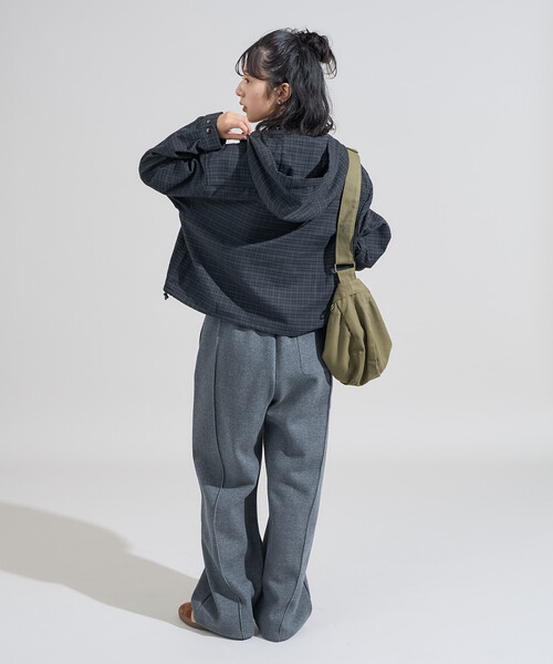 FREAK'S STORE（フリークスストア）の「Foxfire × FREAK'S STORE/フォックスファイヤー 別注 フード付き ネルシャツ（シャツ/ブラウス・レディース・ブラウン/ネイビー/グリーン・ﾌﾘ-）」の19枚目の写真