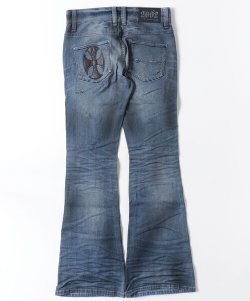 FUGA(フーガ)の「『FUGA/フーガ』2002 × FUGA Cross Flare Denim Pants(デニムパンツ・メンズ・ブルー/ブラック・S/M/L)」の15枚目の写真