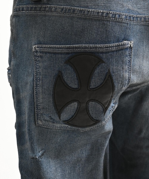 FUGA(フーガ)の「『FUGA/フーガ』2002 × FUGA Cross Flare Denim Pants(デニムパンツ・メンズ・ブルー/ブラック・S/M/L)」の19枚目の写真