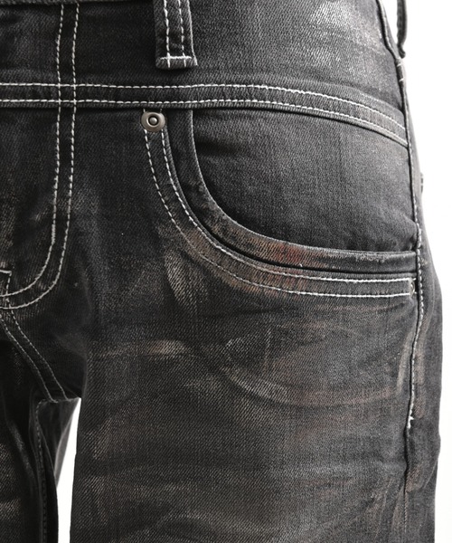 FUGA(フーガ)の「『FUGA/フーガ』2002 × FUGA Cross Flare Denim Pants(デニムパンツ・メンズ・ブルー/ブラック・S/M/L)」の16枚目の写真