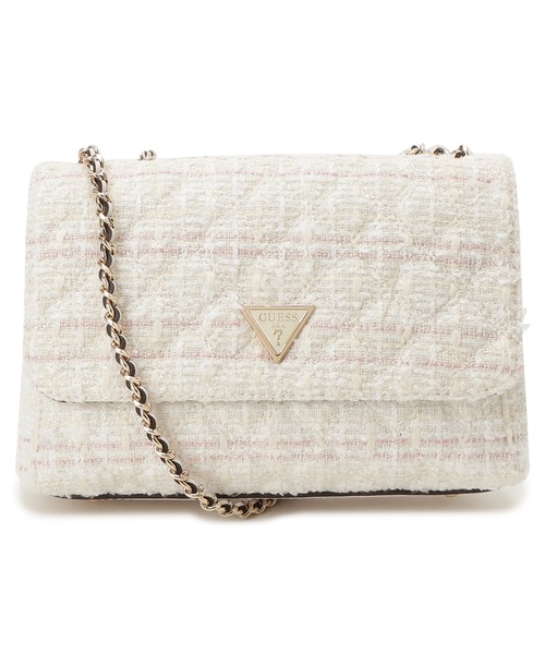 Guess(ゲス)の「GIULLY II Convertible Flap ショルダーバッグ(ショルダーバッグ・レディース・ホワイト・ONE SIZE)」の1枚目の写真