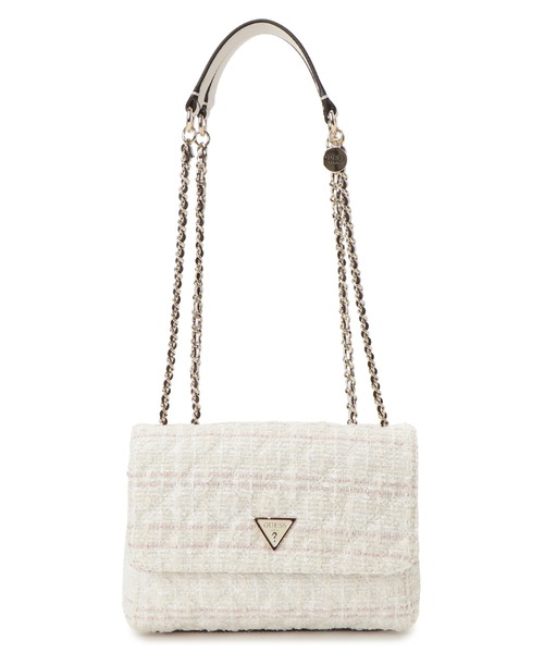 Guess(ゲス)の「GIULLY II Convertible Flap ショルダーバッグ(ショルダーバッグ・レディース・ホワイト・ONE SIZE)」の4枚目の写真