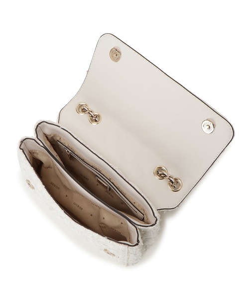 Guess(ゲス)の「GIULLY II Convertible Flap ショルダーバッグ(ショルダーバッグ・レディース・ホワイト・ONE SIZE)」の9枚目の写真