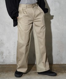 THRIFTY LOOK / スリフティールック US MADE UPCYCLE 2TUCK WIDE STRAIGHT PANTS ワイドストレートパンツ