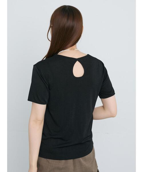 Te chichi（テチチ）の「シャイニーカノコリンガーTシャツ（Tシャツ/カットソー・レディース・グレー/ブラウン/ブラック・F）」の16枚目の写真