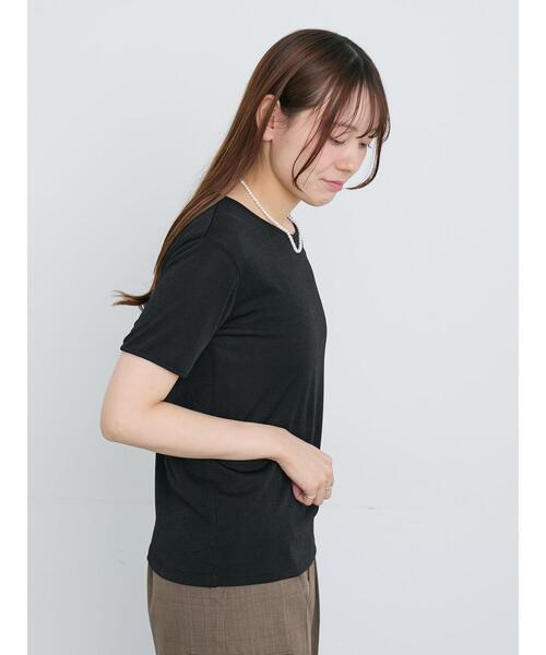 Te chichi（テチチ）の「シャイニーカノコリンガーTシャツ（Tシャツ/カットソー・レディース・グレー/ブラウン/ブラック・F）」の15枚目の写真