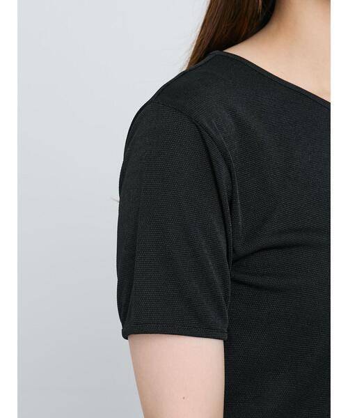 Te chichi（テチチ）の「シャイニーカノコリンガーTシャツ（Tシャツ/カットソー・レディース・グレー/ブラウン/ブラック・F）」の13枚目の写真