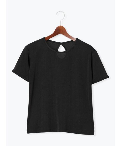 Te chichi（テチチ）の「シャイニーカノコリンガーTシャツ（Tシャツ/カットソー・レディース・グレー/ブラウン/ブラック・F）」の12枚目の写真