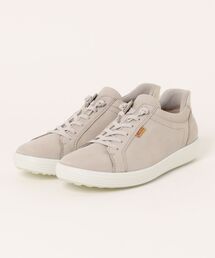 ECCO 快適 SOFT 7 レディース 本革 レースアップスニーカー