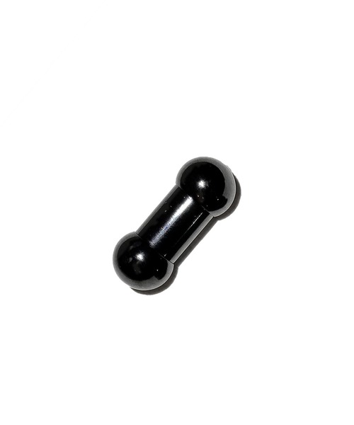 MORPH(モルフ)の「MORPH モルフ バーベルボディーピアス 0ゲージ 8mm~12mm(ピアス(片耳用)・レディース・ブラック・8/10/12)」の1枚目の写真