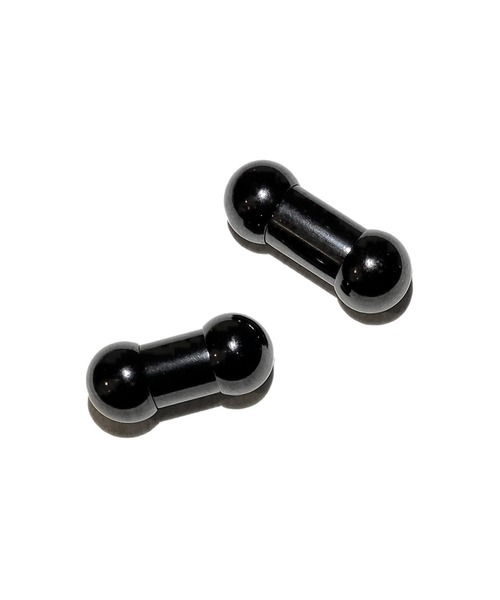 MORPH(モルフ)の「MORPH モルフ バーベルボディーピアス 0ゲージ 8mm~12mm(ピアス(片耳用)・レディース・ブラック・8/10/12)」の3枚目の写真
