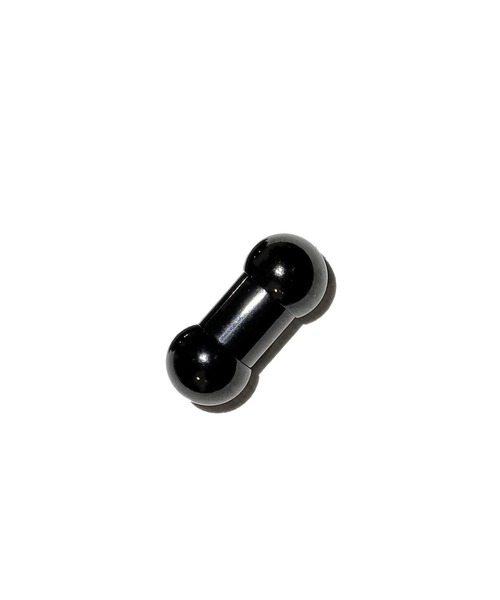 MORPH(モルフ)の「MORPH モルフ バーベルボディーピアス 0ゲージ 8mm~12mm(ピアス(片耳用)・レディース・ブラック・8/10/12)」の4枚目の写真