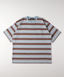 Right-on | マルチボーダークルーネックTシャツ(Tシャツ/カットソー)