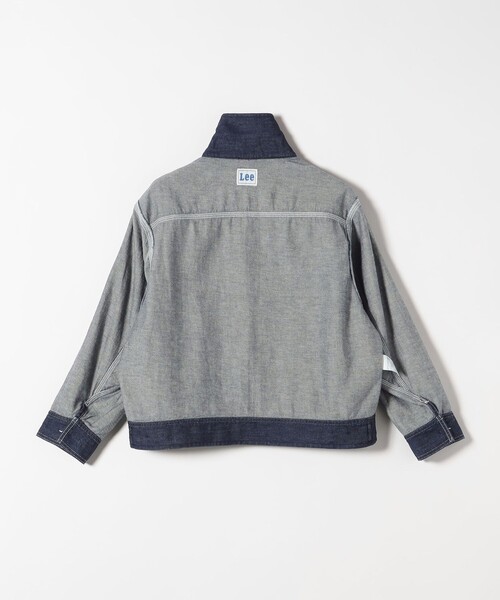 Lee(リー)の「Lee: ジップ アップ シャツ ジャケット(その他アウター・レディース・ネイビー・ONE SIZE)」の4枚目の写真
