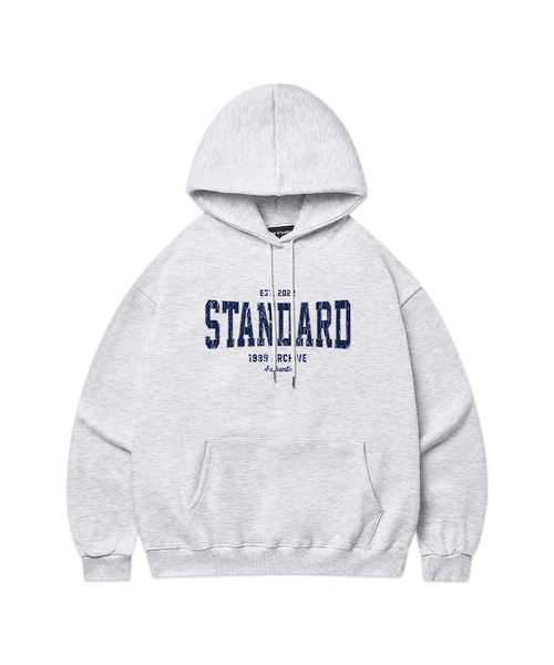 1989STANDARD(1989スタンダード)の「CRACK STANDARD フードパーカー (STHSTD-0257)(パーカー・メンズ・ブラック/ネイビー/バーガンディー/ライトグレー/ダークグレー/オートミール・X-LARGE/MEDIUM/LARGE)」の2枚目の写真