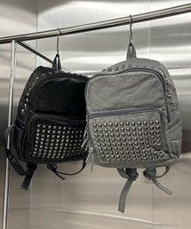 XU（エックスユー）の「【Never mind the XU】Y2K Studded Utility Backpack (2color) / 【ネバーマインド ザ エックスユー】スタッズユーティリティバックパック＜着用動画あり＞（バックパック/リュック）」