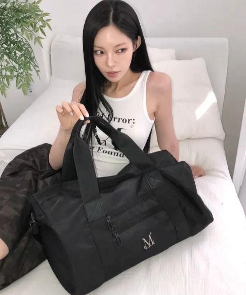 【MUCENT】サボ メタルロゴ ジムボストン ダッフルバッグ セール】◇MUCENT◇ブランド直輸入正規品/PC収納可能/A4サイズ/大容量