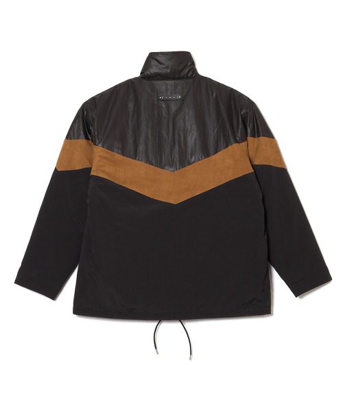CRIMIE(クライミー)の「HYBRID ZIP-UP STAND COLLAR JACKET FAKE SUEDE PANEL(ブルゾン・メンズ・ブラック系その他・XXL/XL/L/M/S)」の4枚目の写真