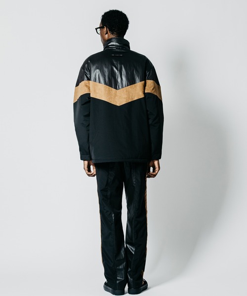 CRIMIE(クライミー)の「HYBRID ZIP-UP STAND COLLAR JACKET FAKE SUEDE PANEL(ブルゾン・メンズ・ブラック系その他・XXL/XL/L/M/S)」の10枚目の写真