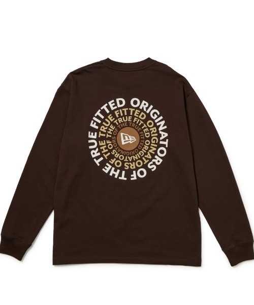 NEW ERA（ニューエラ）の「ニューエラ NEW ERA LS CT TEE CIRCLE OOTTF BWOO 263（Tシャツ/カットソー・メンズ・ブラウン・M/L）」の2枚目の写真