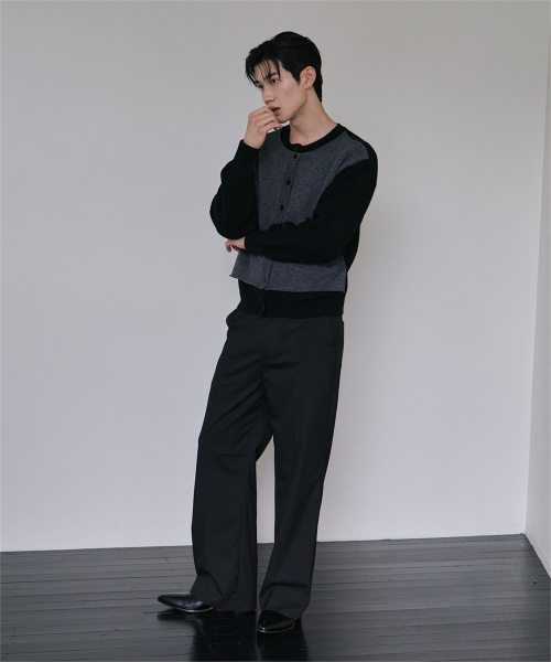 LAURANTSEOUL(ローランソウル)の「レイヤードウールニットカーディガン(ブラック)(カーディガン/ボレロ・レディース・ブラック・FREE)」の3枚目の写真