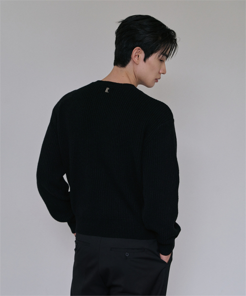 LAURANTSEOUL(ローランソウル)の「レイヤードウールニットカーディガン(ブラック)(カーディガン/ボレロ・レディース・ブラック・FREE)」の4枚目の写真