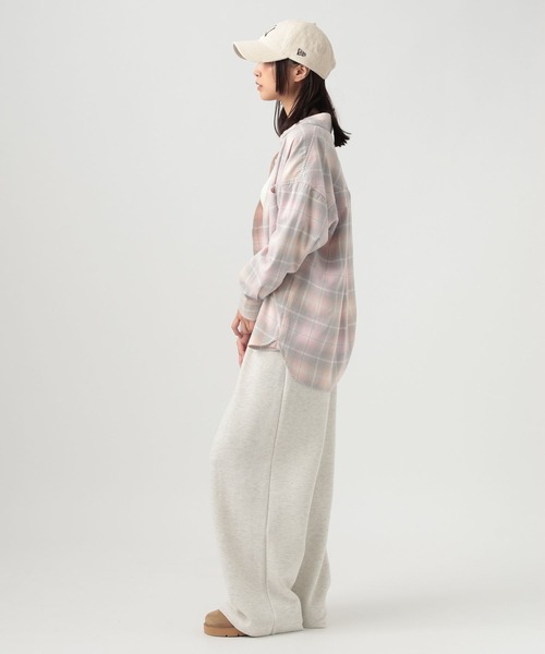 BAYFLOW（ベイフロー）の「ネルチェックシャツ（シャツ/ブラウス・レディース・ピンク/ブラック/ライトブルー・MEDIUM/SMALL）」の5枚目の写真